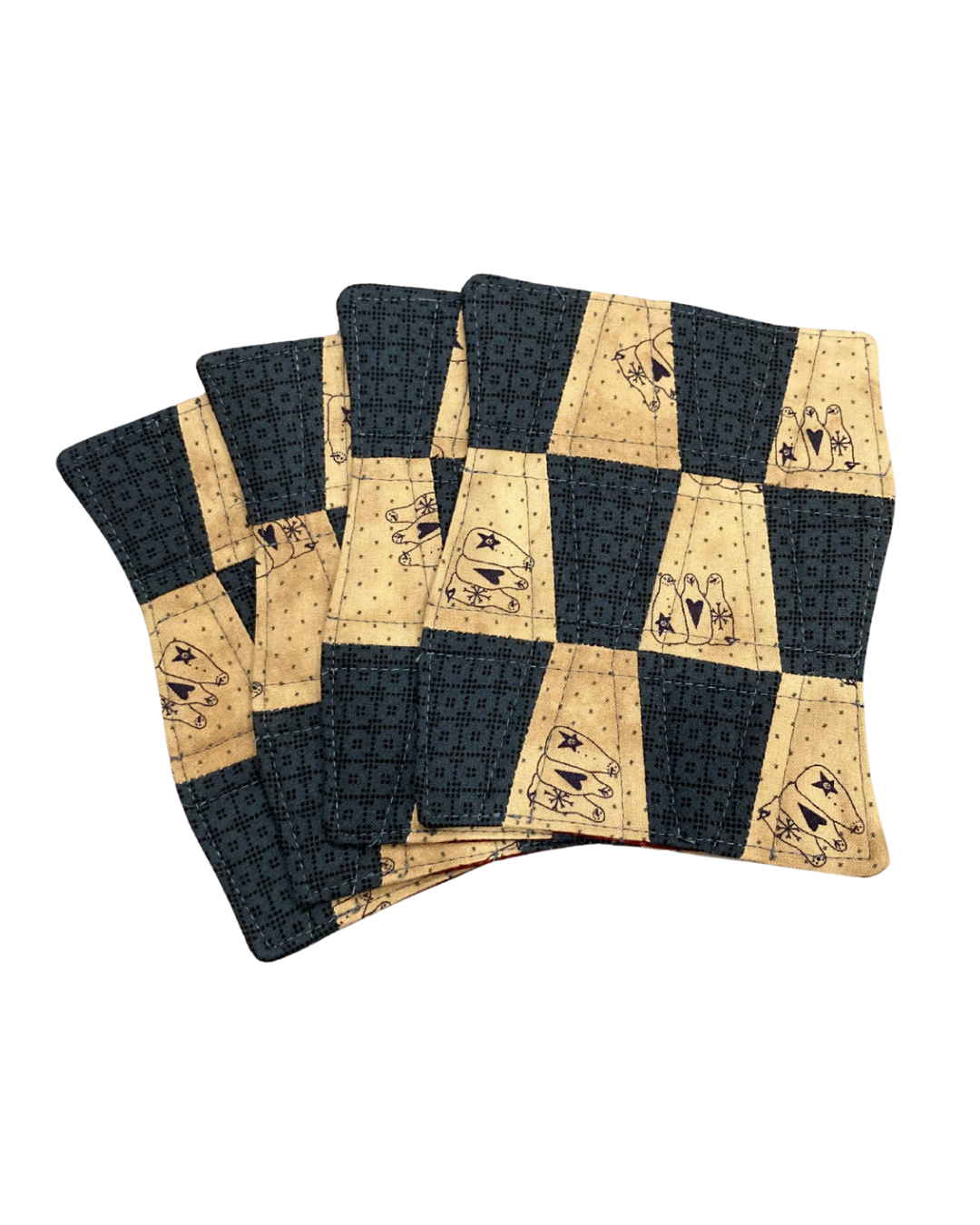 Set of 4 MugRugs
